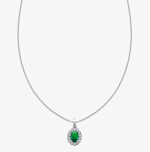 Colgante Durán con esmeralda