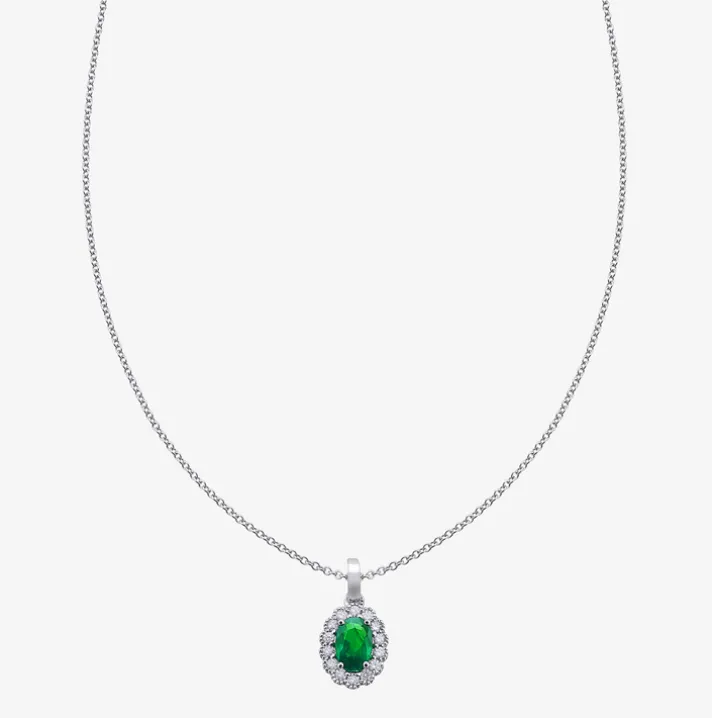 Colgante Durán con esmeralda