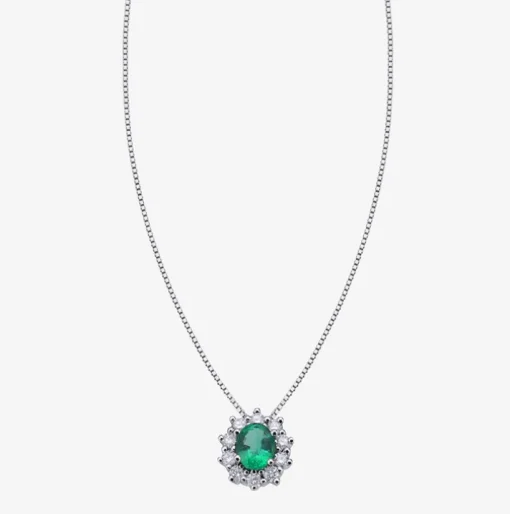 Colgante Durán con esmeralda