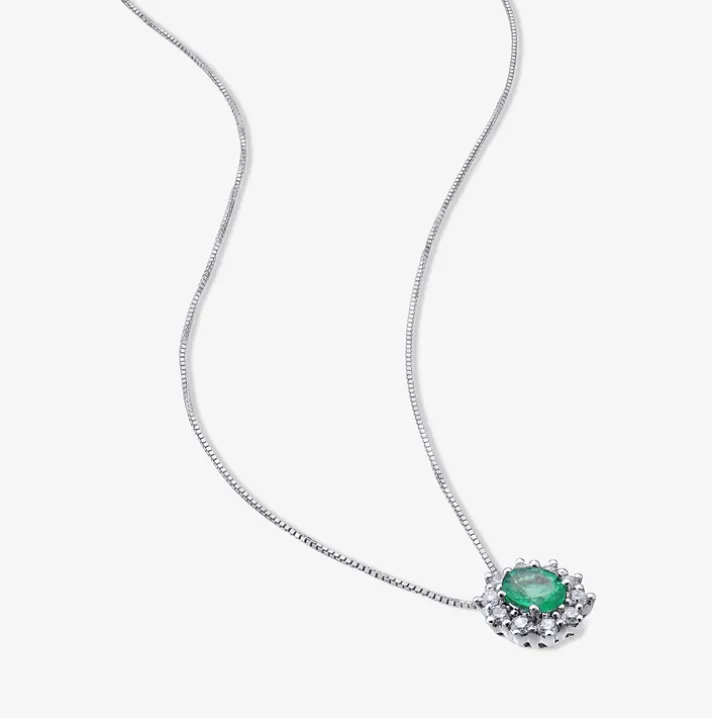 Colgante Durán con esmeralda