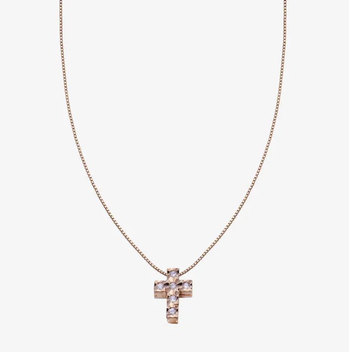 Colgante Durán Cruz con brillantes