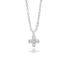 Colgante Durán Mini Cruz con Diamantes