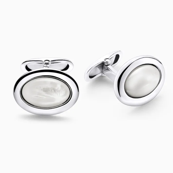 Gemelos Durán de Plata con Nacar