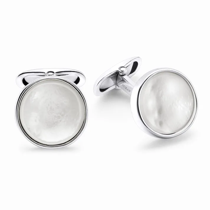 Gemelos Durán de Plata con Nacar