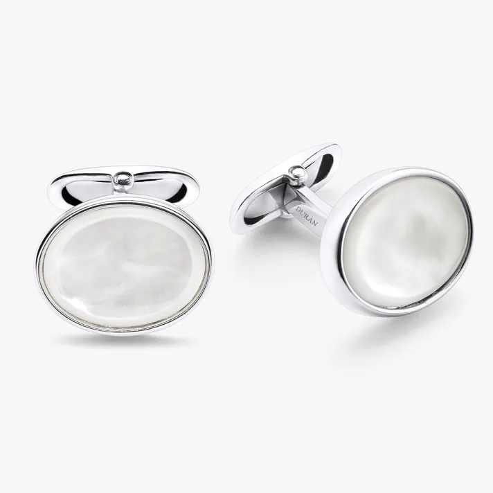 Gemelos Durán de Plata con Nacar