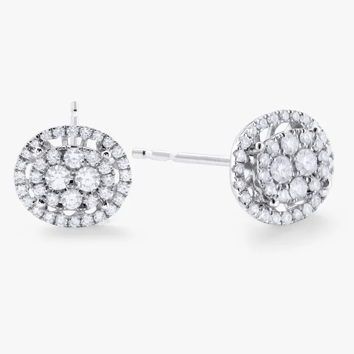 Pendientes Durán con diamantes