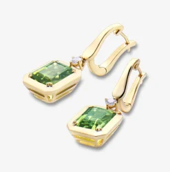 Pendientes Durán con peridoto