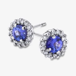 Pendientes Durán con Tanzanitas