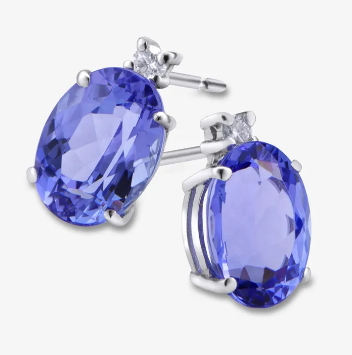 Pendientes Durán con Tanzanita