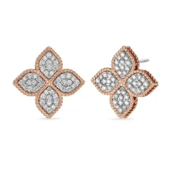 Pendientes Roberto Coin Princess Flower