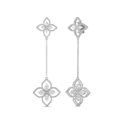 Pendientes Roberto Coin Princess Flower