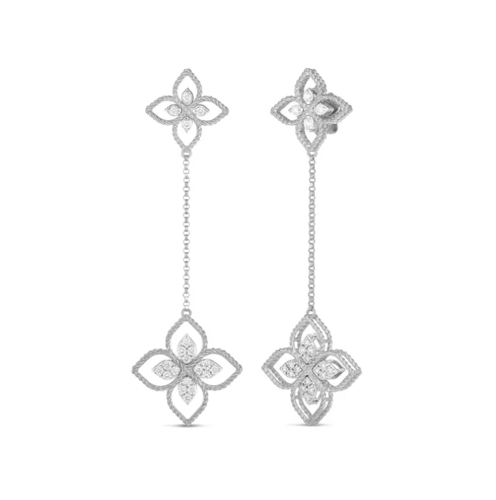 Pendientes Roberto Coin Princess Flower