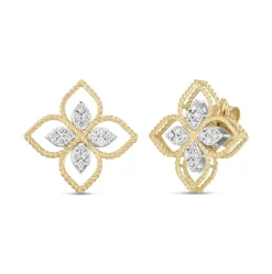Pendientes Roberto Coin Princess Flower