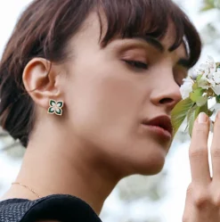 Pendientes Roberto Coin Princess Flower