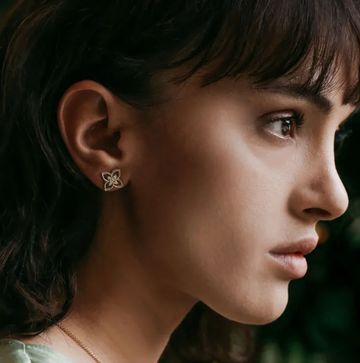 Pendientes Roberto Coin Princess Flower