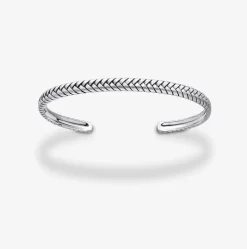 Pulsera abierta Durán de plata