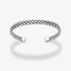 Pulsera abierta Durán de plata