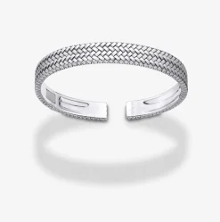 Pulsera abierta Durán de plata