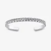 Pulsera abierta Durán de plata