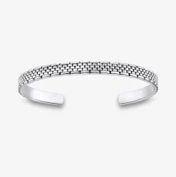 Pulsera abierta Durán de plata