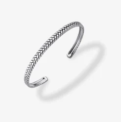 Pulsera abierta Durán de plata