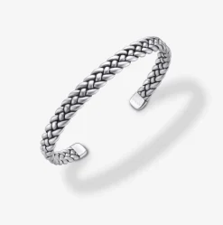 Pulsera abierta Durán de plata