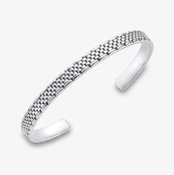 Pulsera abierta Durán de plata