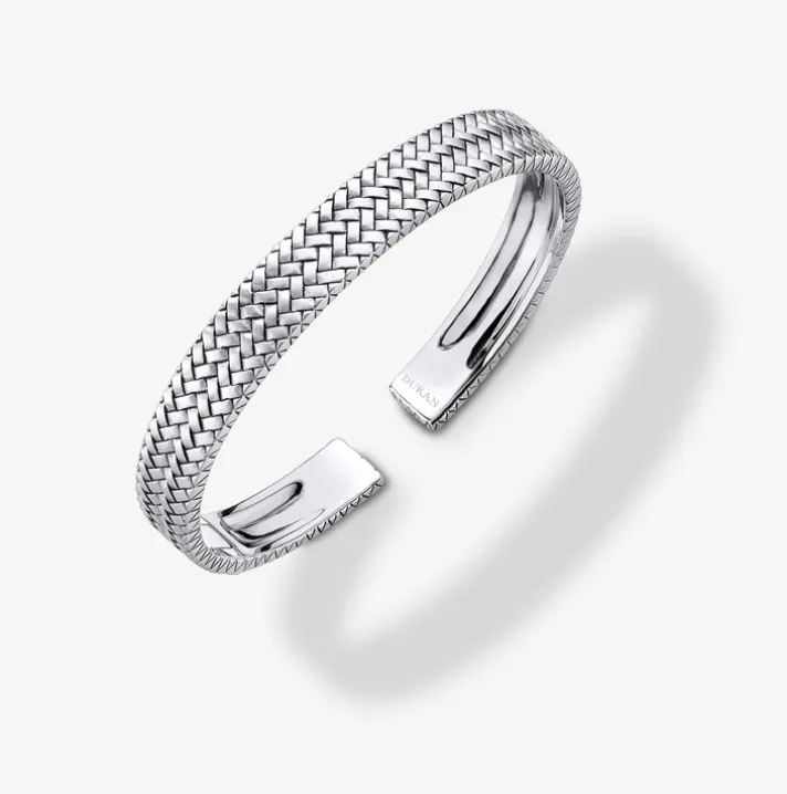 Pulsera abierta Durán de plata