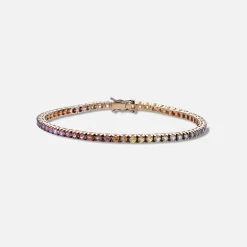 Pulsera Durán Riviere con Zafiros Multicolor